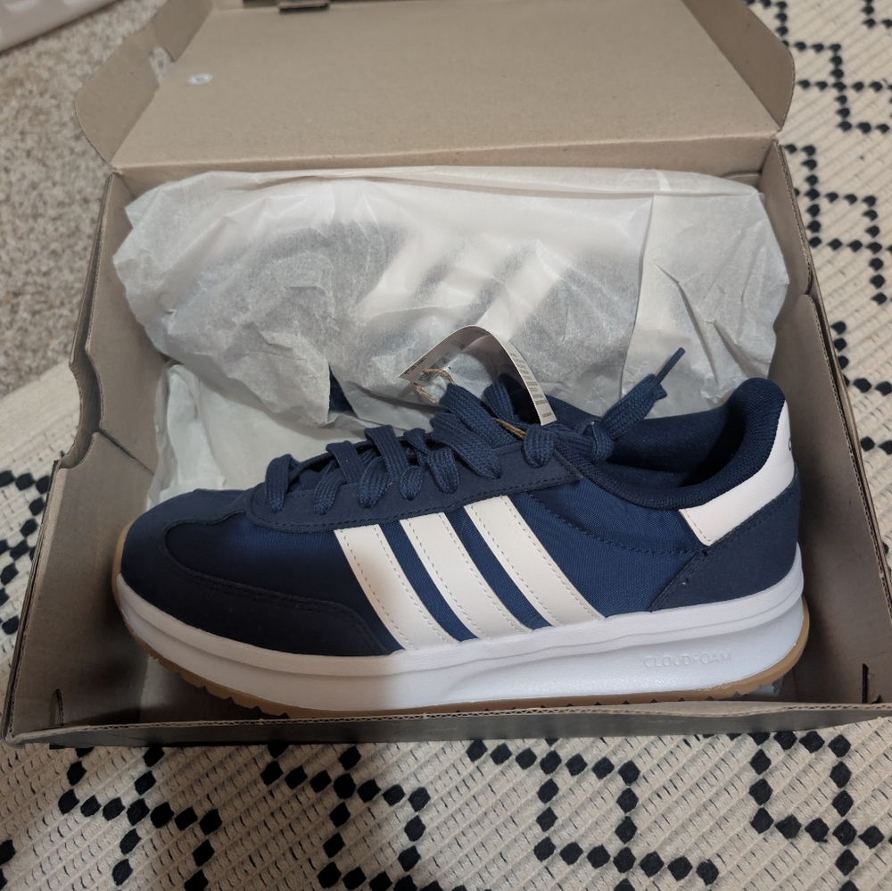 Run 70s 2.0 Adidas Men's Navy and White Sneakers